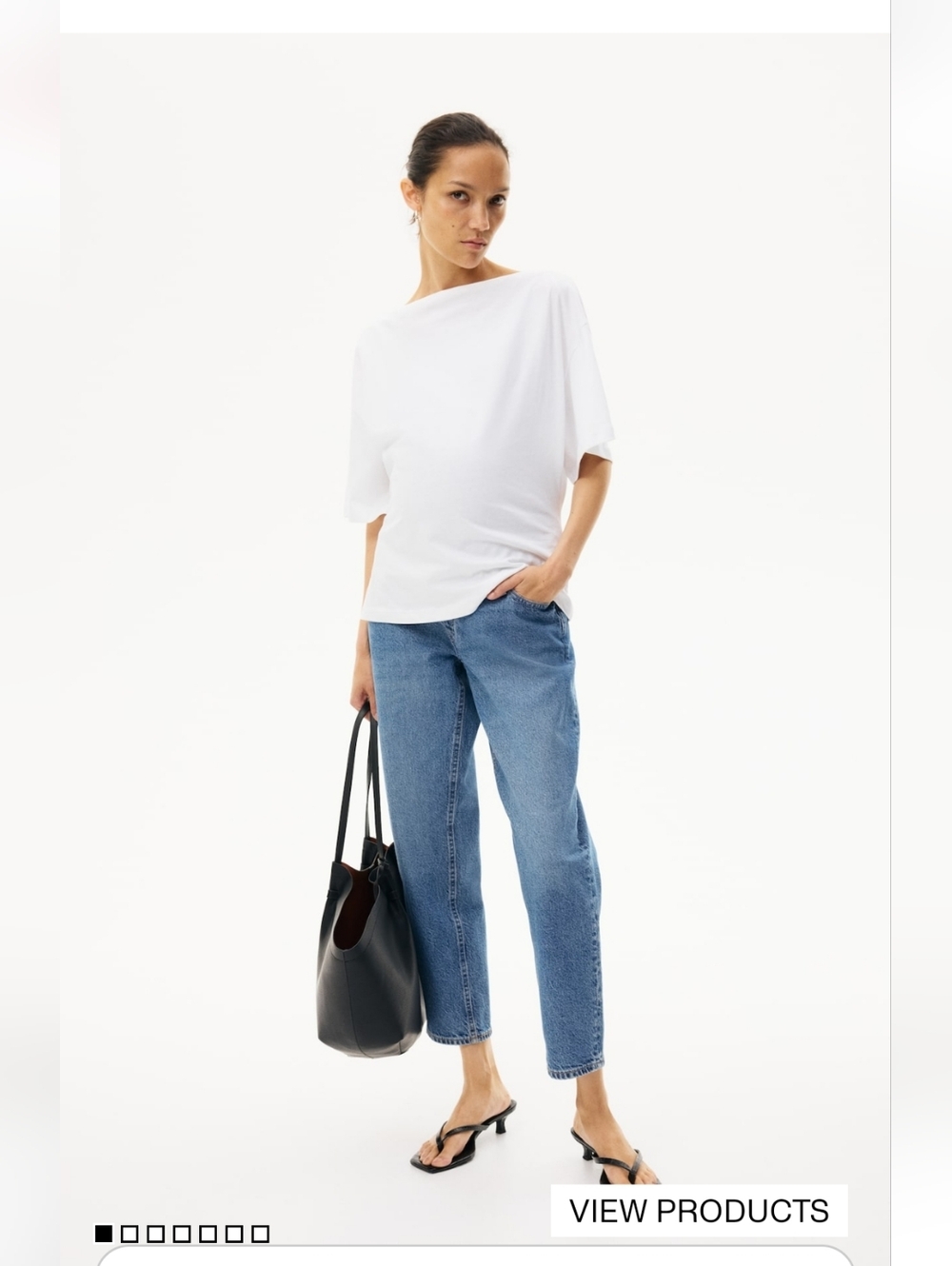 H&M Maternity Mama Slim Ankle Jeans
